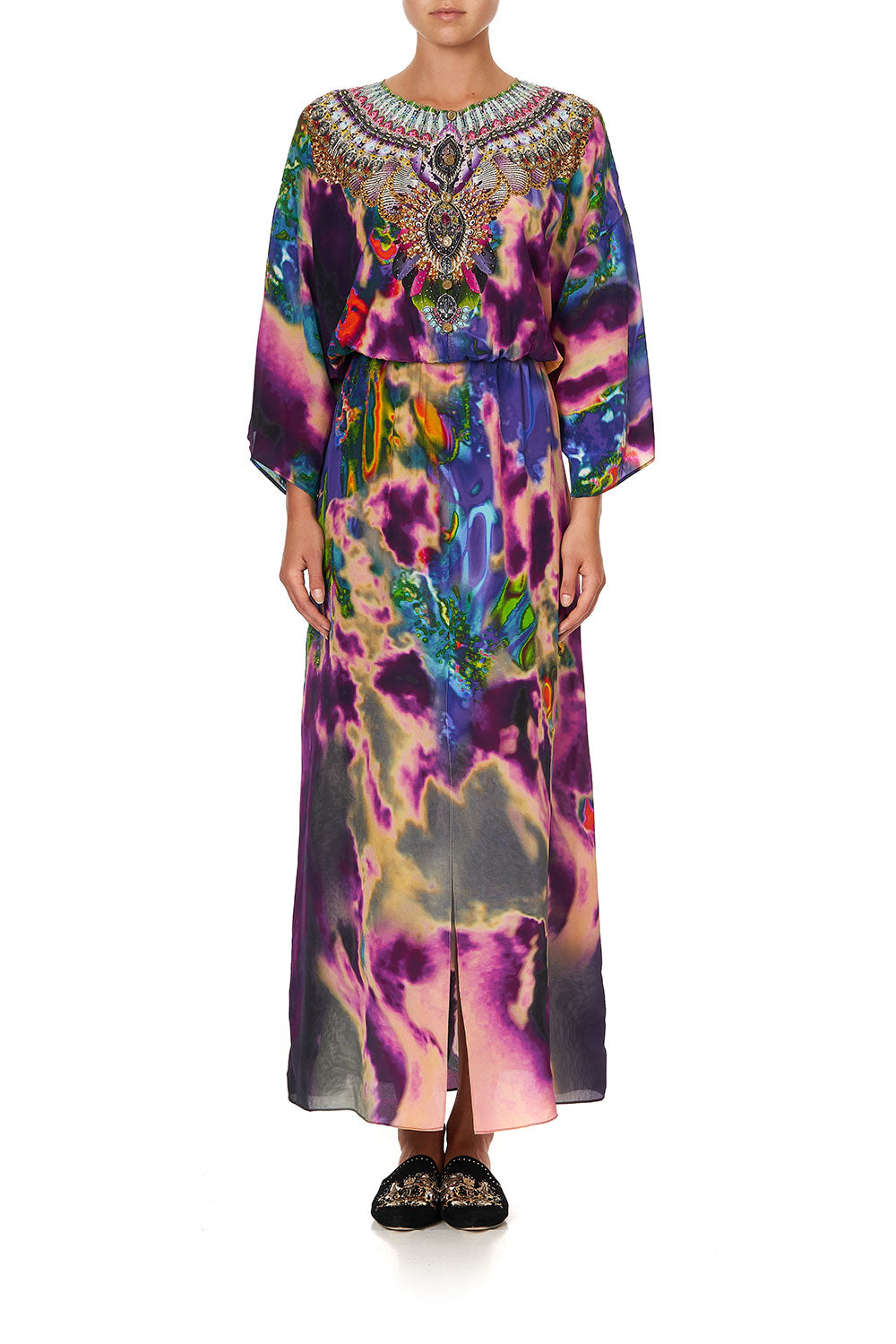 SPLIT POCKET DRESS ACID ABBEY