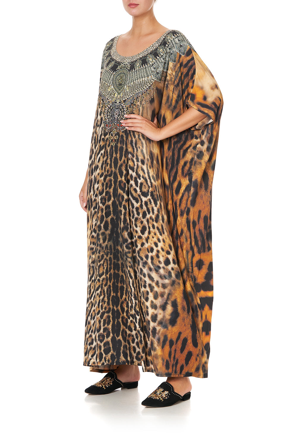 ROUND NECK LOUNGE KAFTAN RULER OF THE UNDERWORLD