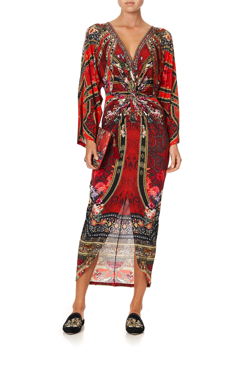 LONG SPLIT FRONT TWIST DRESS STORIES OF A STATION