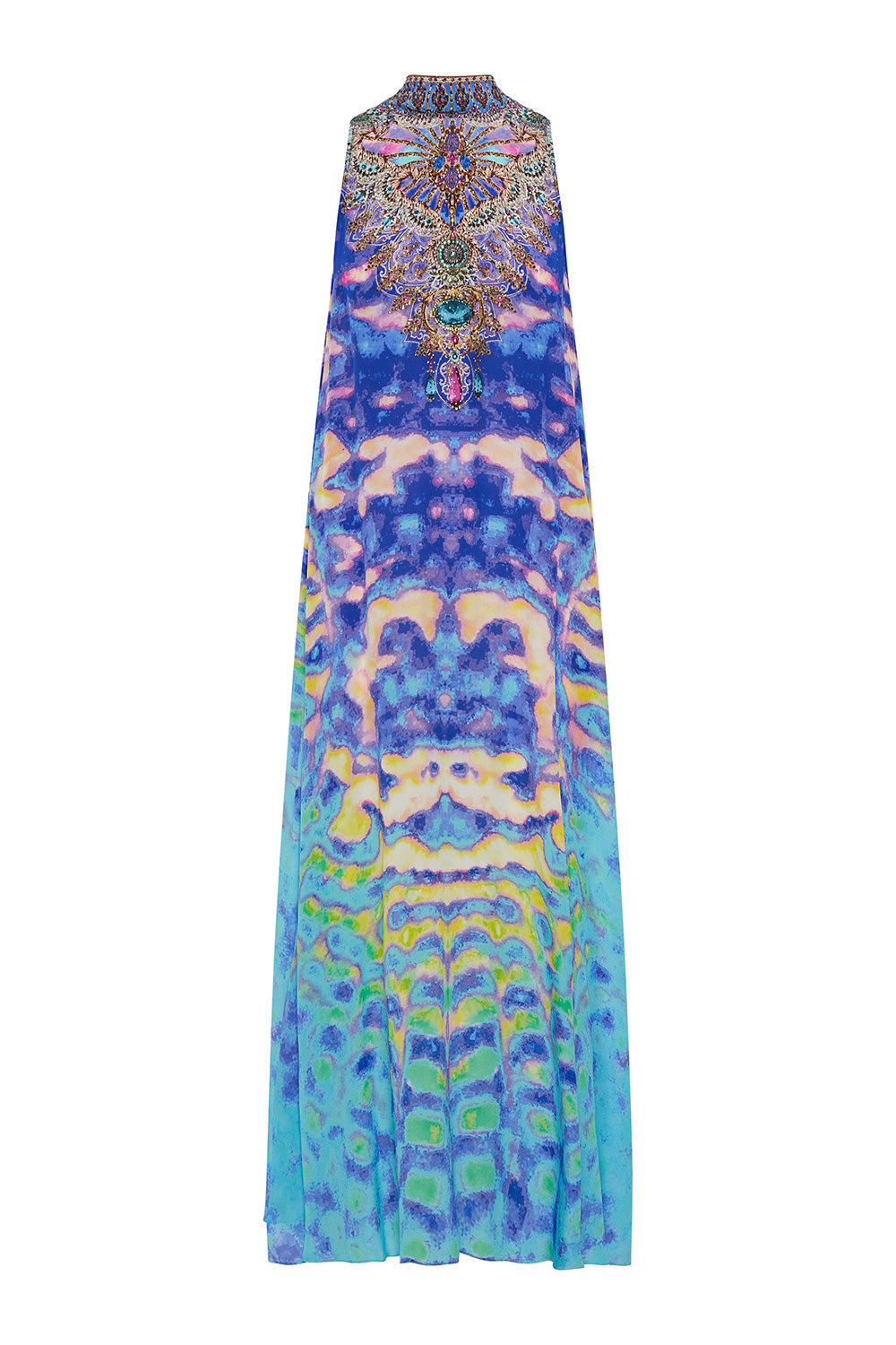 HIGH NECK DRESS WITH BACK NECK TIE THE CALL OF THE BANSHEE