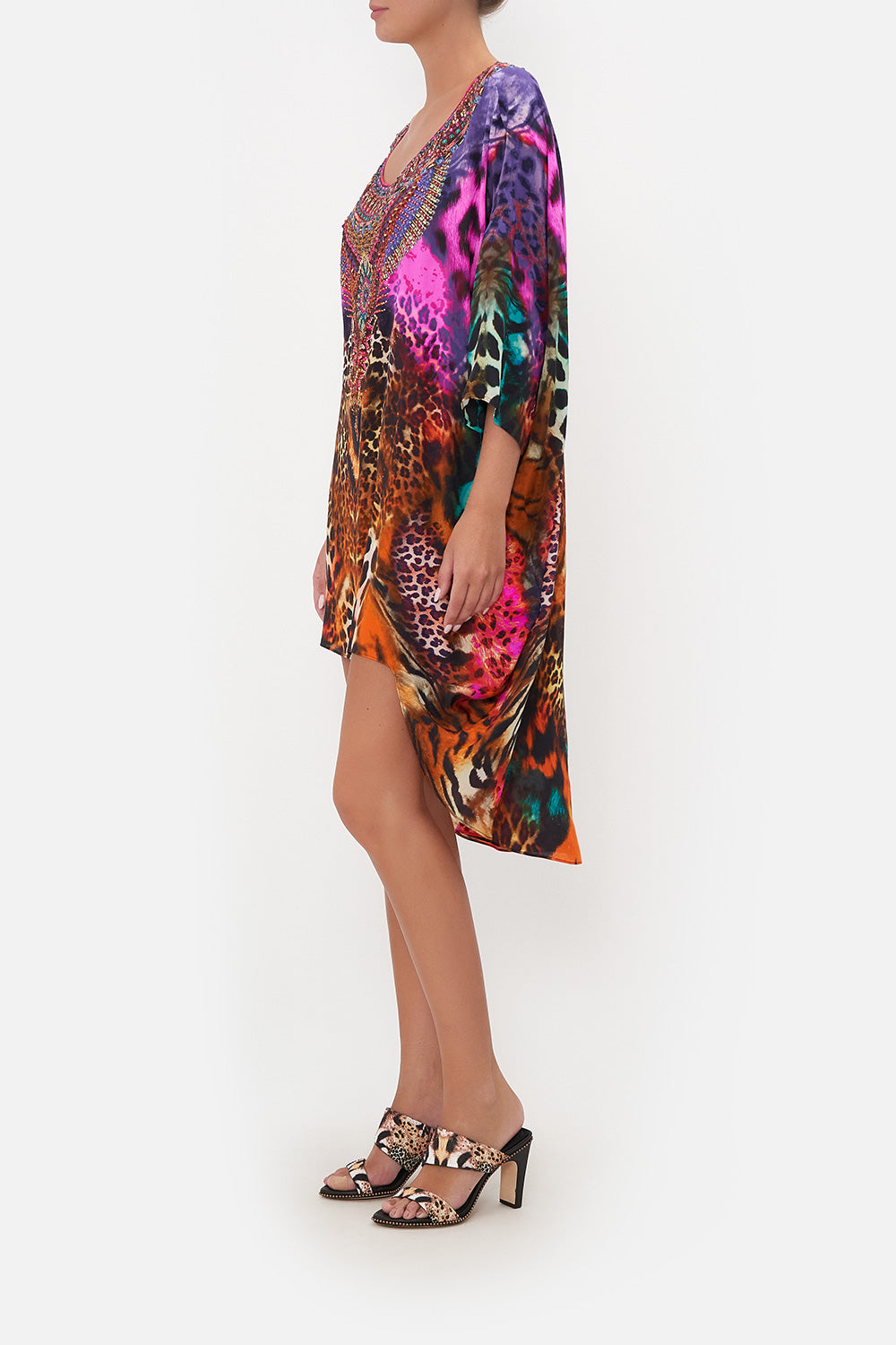 SCOOP BACK HEM DRESS SURREALIST SUSPENSION