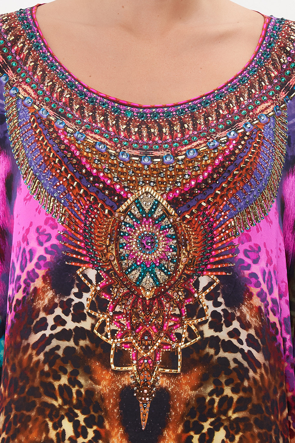 SCOOP BACK HEM DRESS SURREALIST SUSPENSION