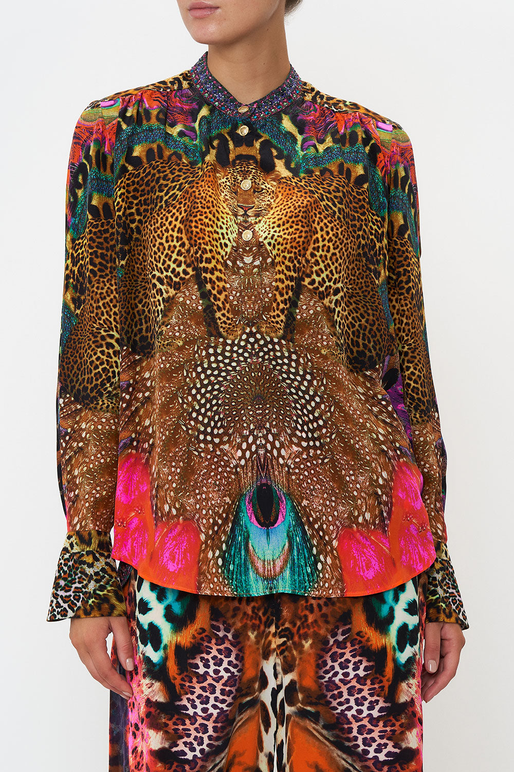 PLACKET BLOUSE XANADU RISING