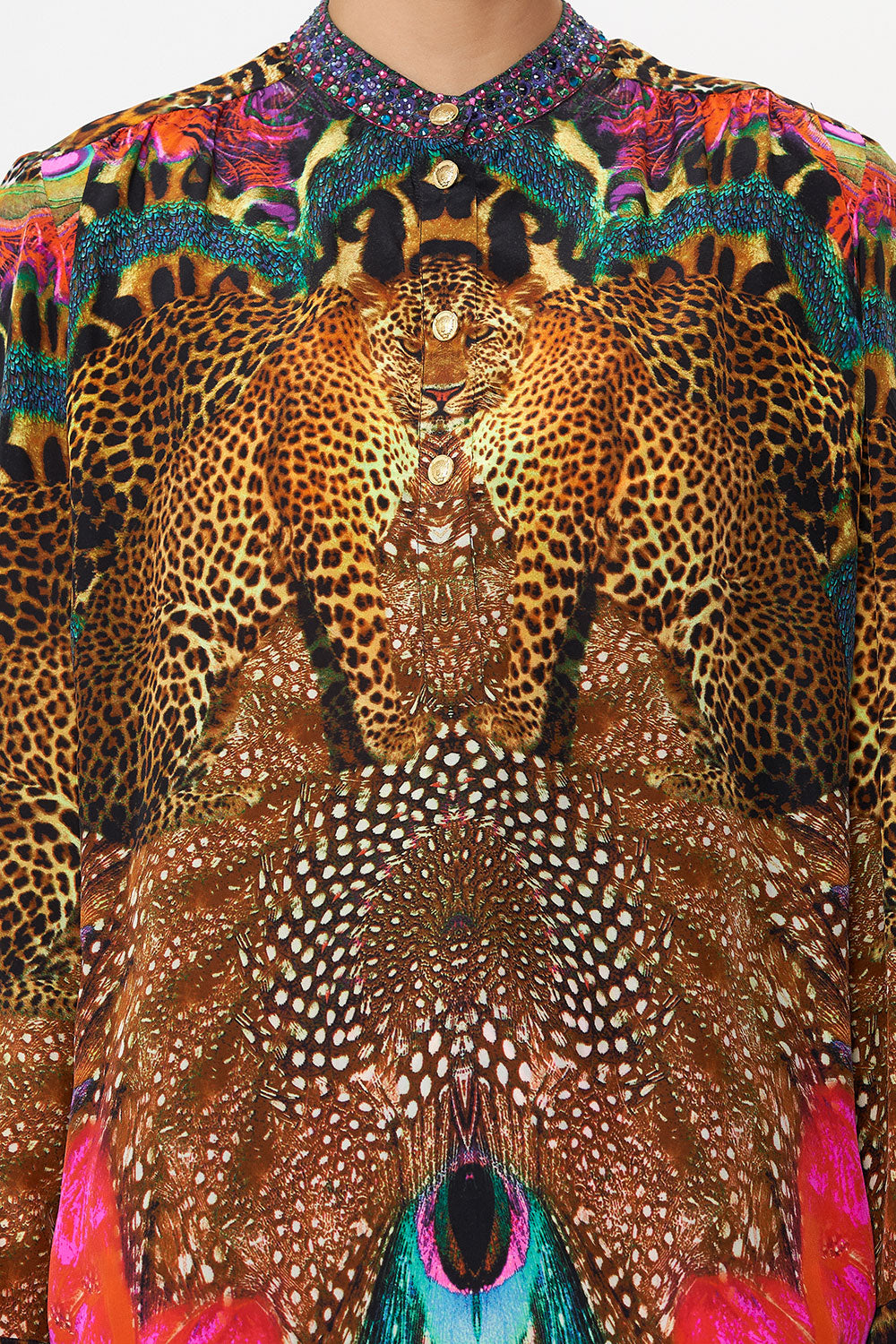 PLACKET BLOUSE XANADU RISING