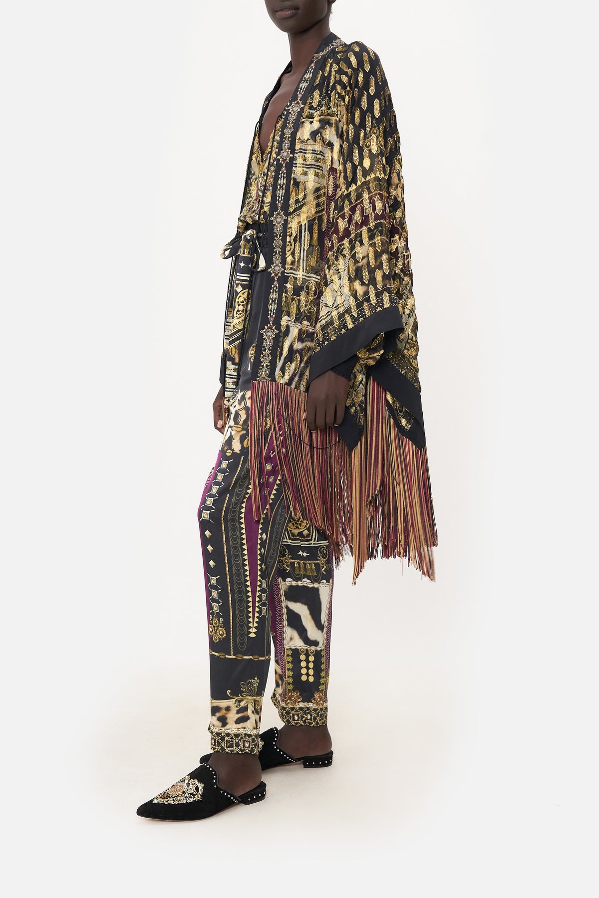 KIMONO LAYER WITH TIE DESERT DREAMS