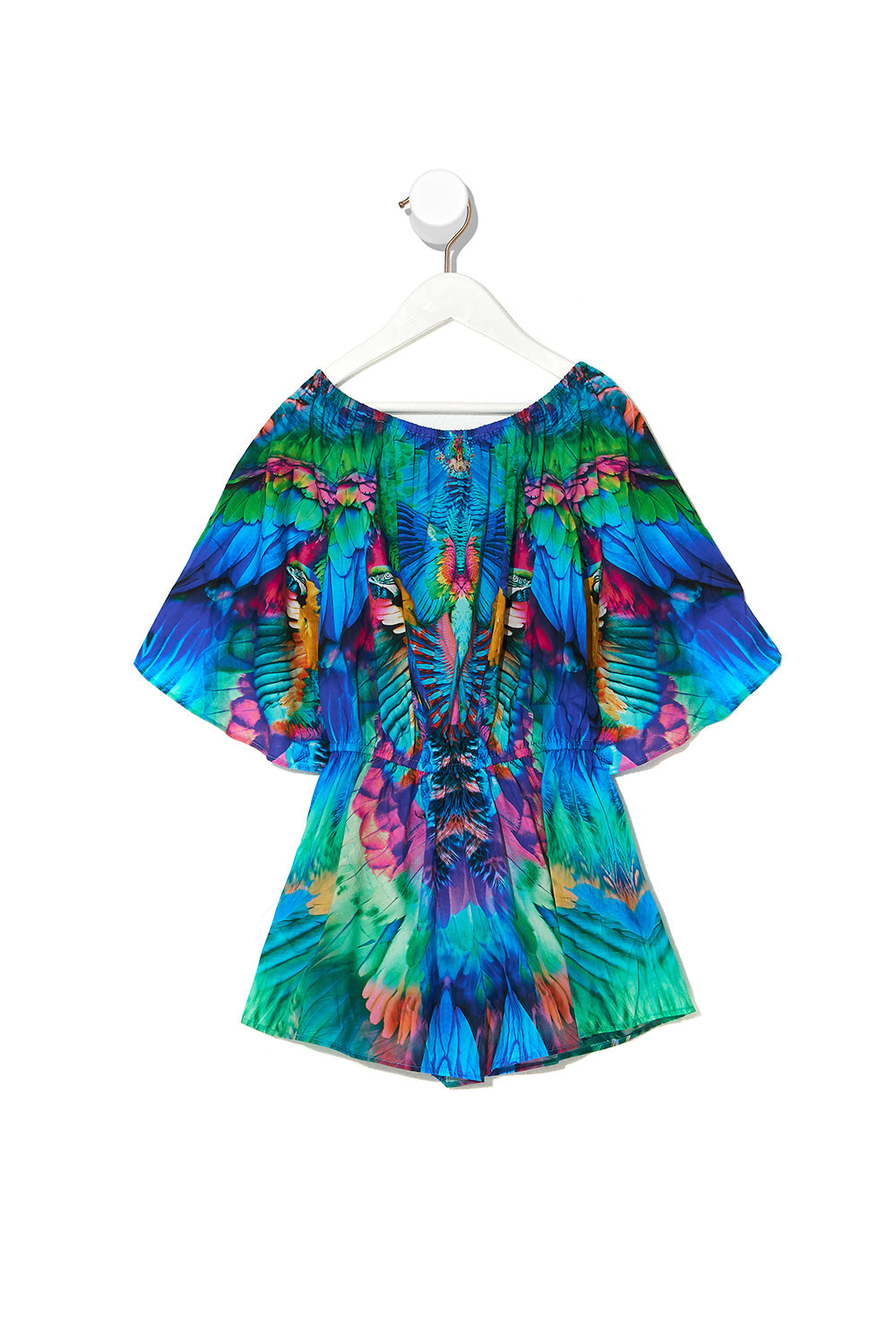 KIDS 3/4 FLARE SLEEVE PLAYSUIT 12-14 AGE OF ASTERIA