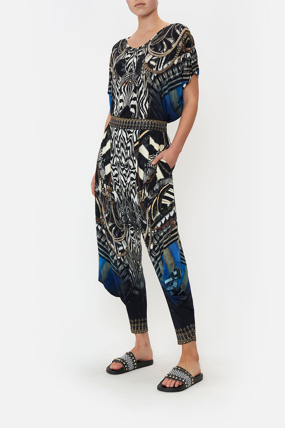 JERSEY DRAPE PANT WITH POCKET KNIGHT OF THE WILD
