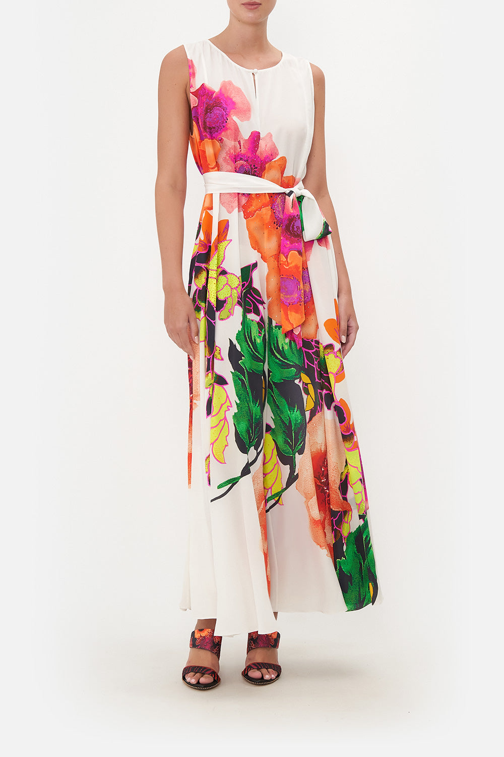 FLARED JUMPSUIT PRETTY AS A POPPY