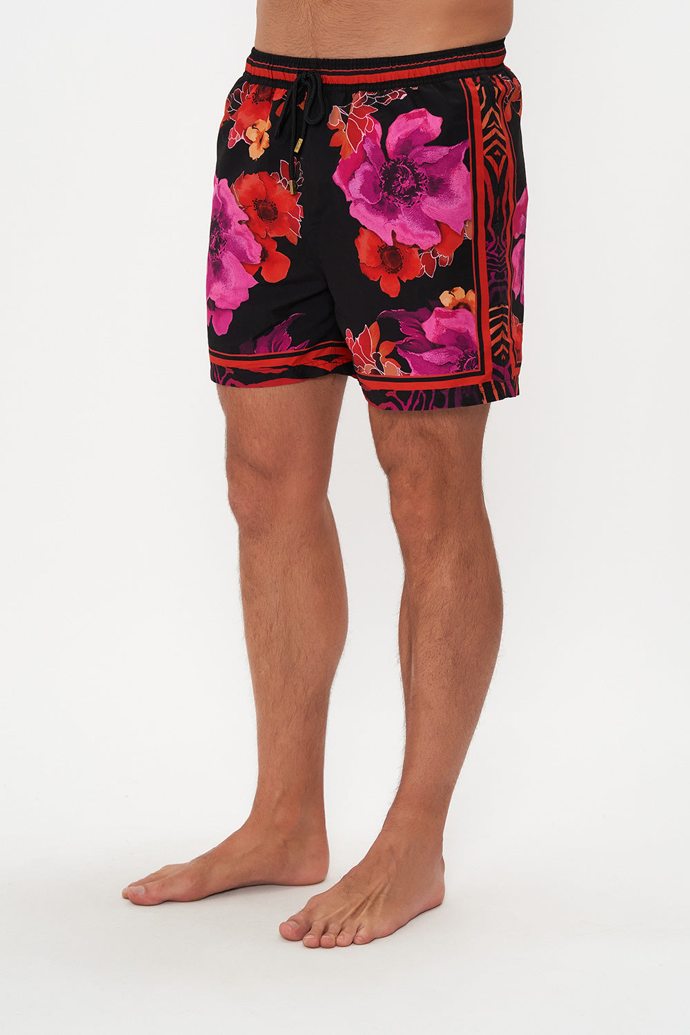ELASTIC WAIST BOARDSHORT MIDNIGHT POPPY