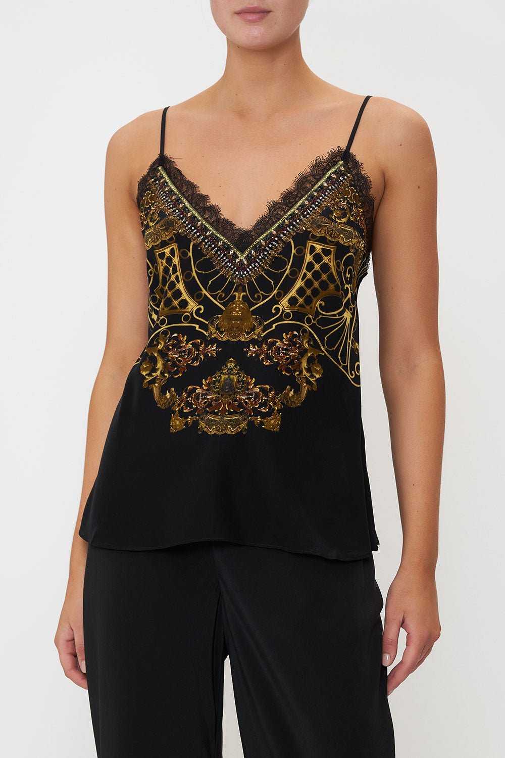 LACE TRIM CAMI SHADOWS OF ARMADA