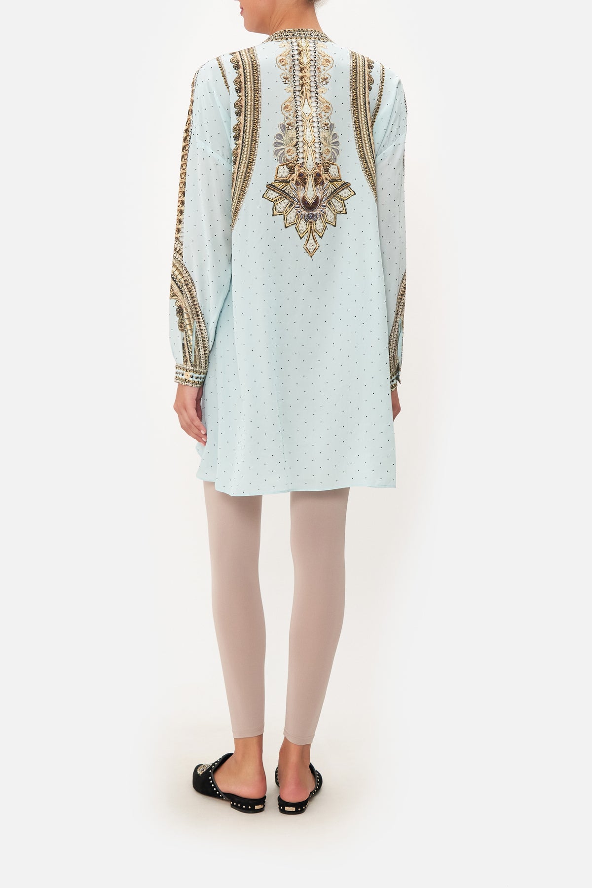 SHIRT WITH SIDE BUTTONS LUXE ESPIRITU