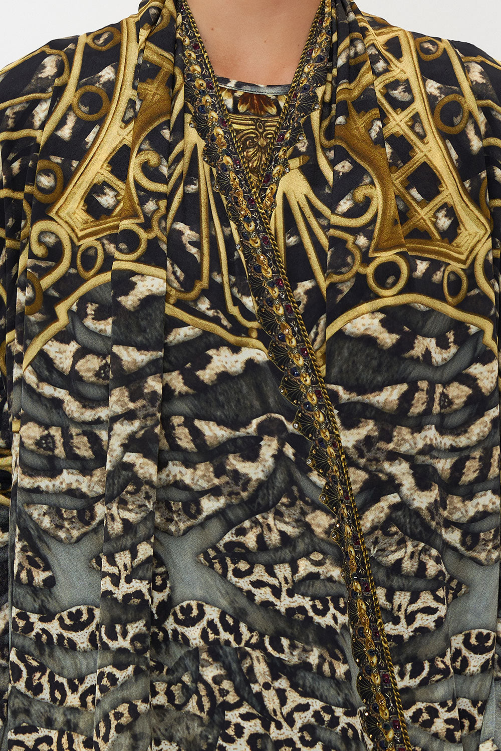 LONG CASUAL JACKET WITH POCKETS ARMADA