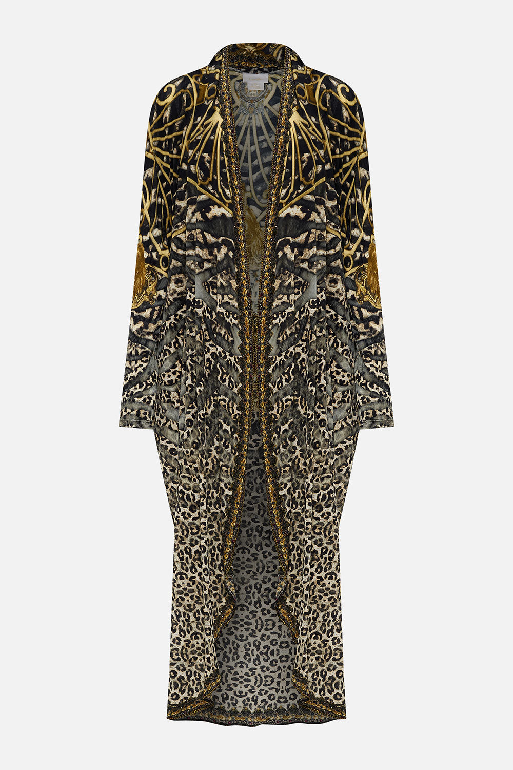 LONG CASUAL JACKET WITH POCKETS ARMADA