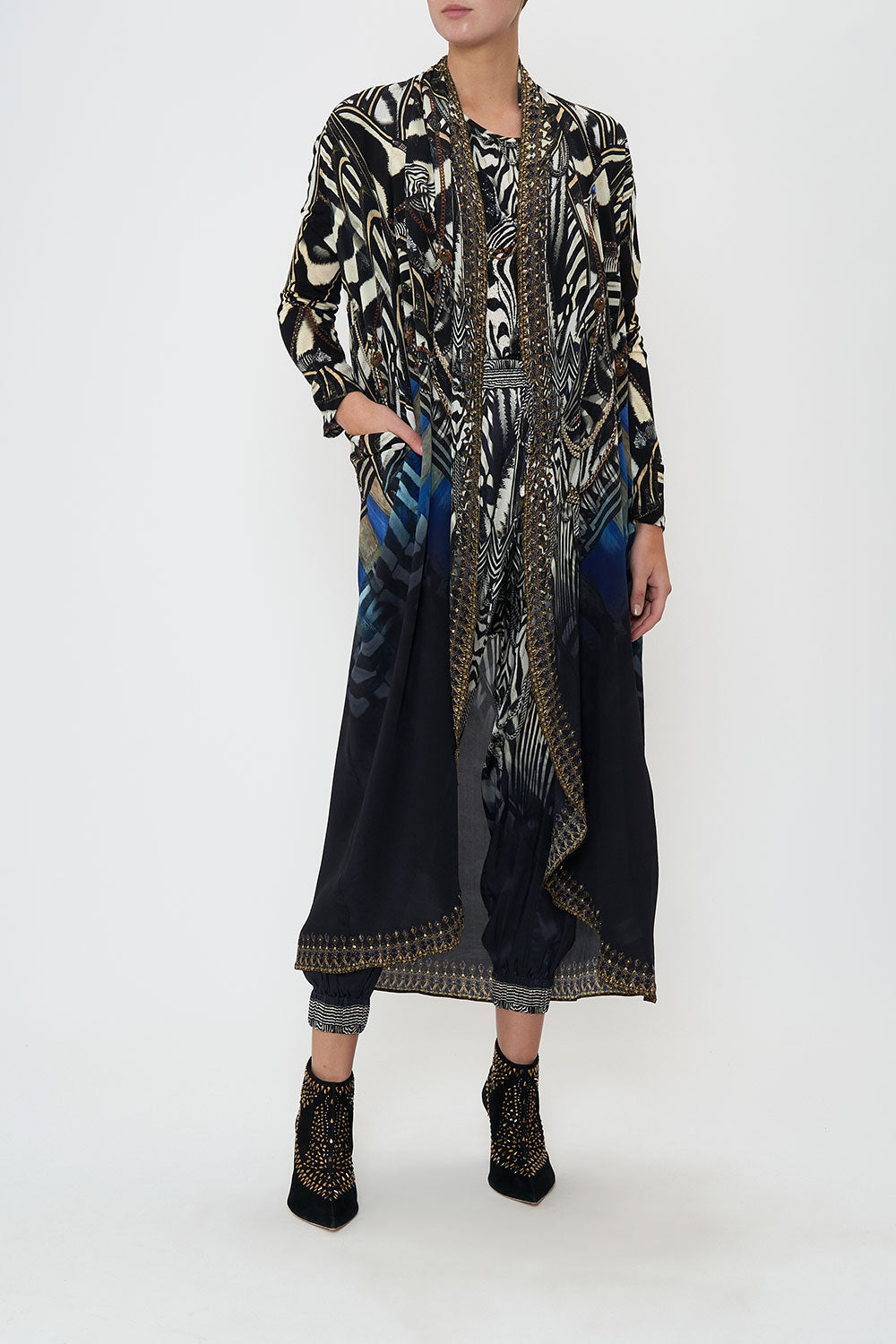 LONG CASUAL JACKET WITH POCKETS KNIGHT OF THE WILD