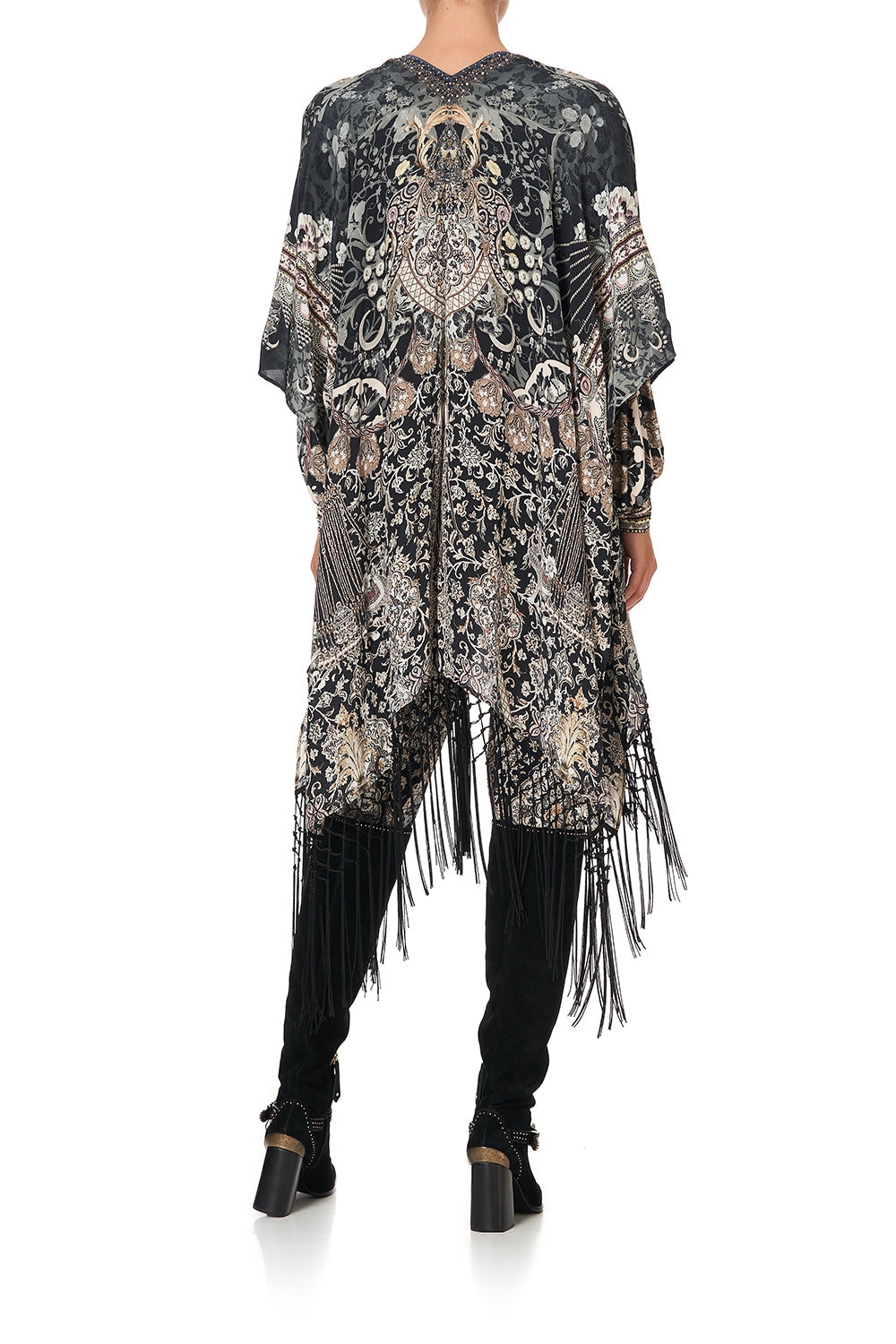 SQUARE DRAPED LAYER DUST HER OFF