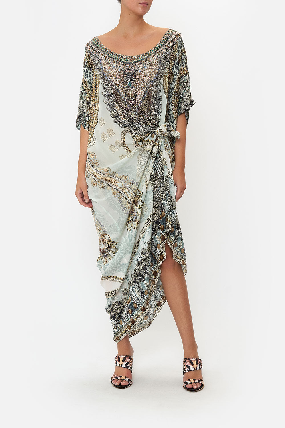 LUXE ROUND NECK KAFTAN FREE ESPIRITU