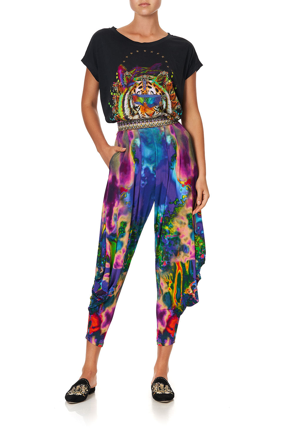 EXTENDED SLEEVE TEE ACID ABBEY