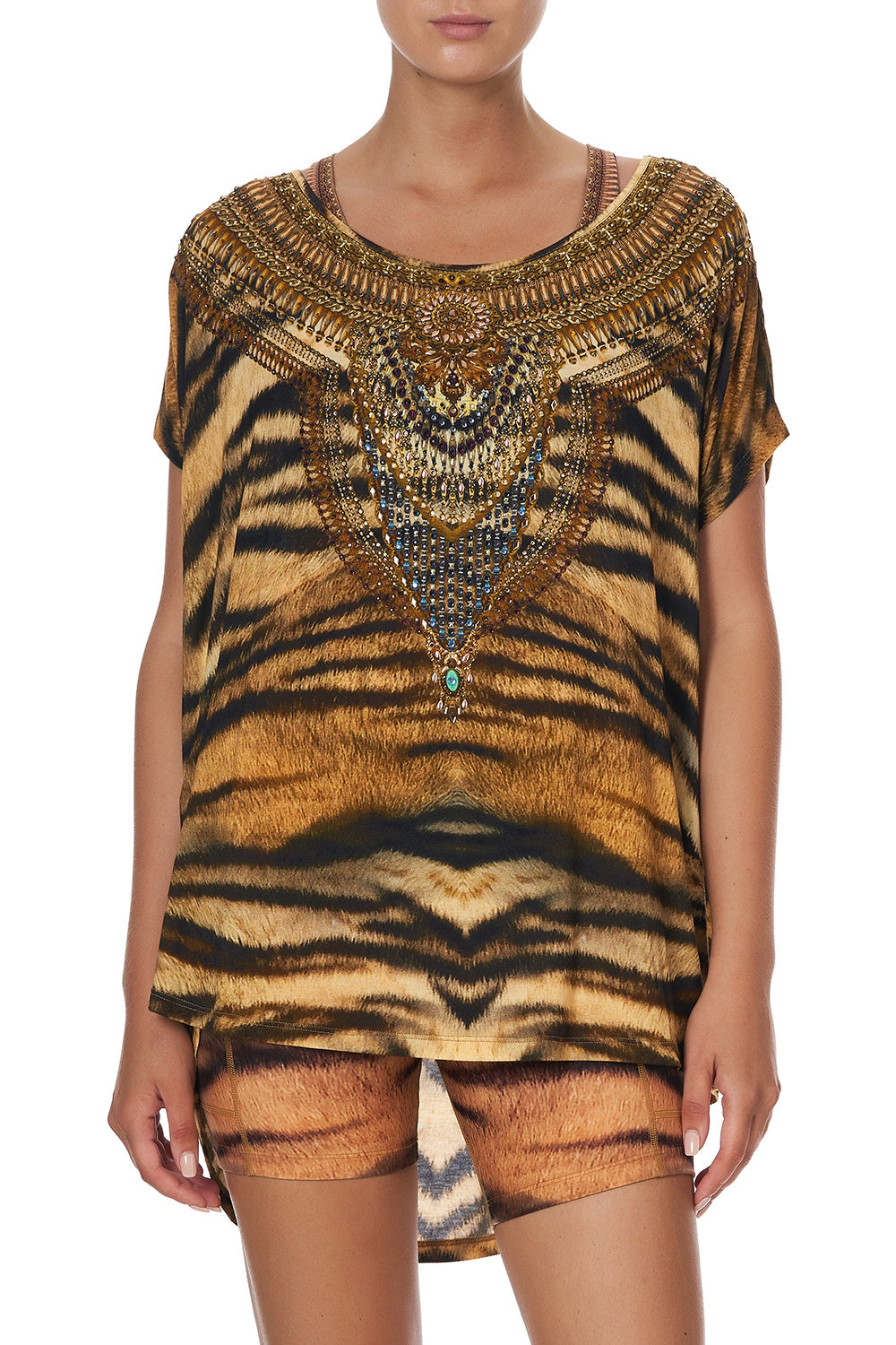 LOOSE FIT TEE FELINE FINE