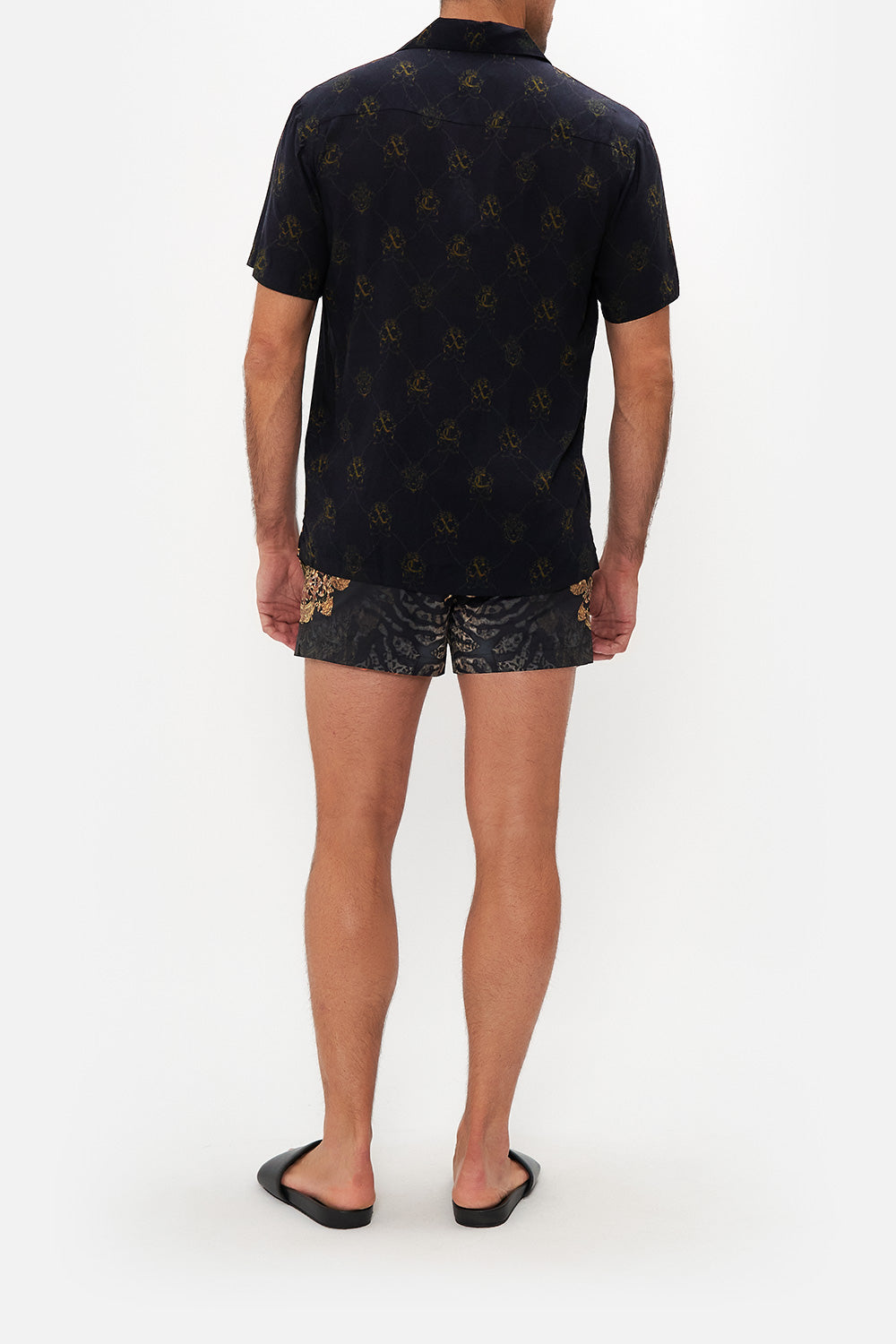 SHORT SLEEVE CAMP COLLARED SHIRT SHADOWS OF ARMADA