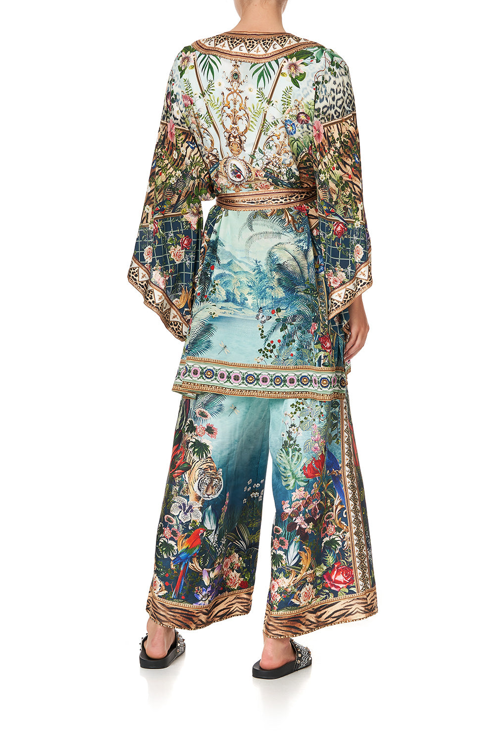 KIMONO WITH TIE BELT IF THESE WALLS COULD TALK