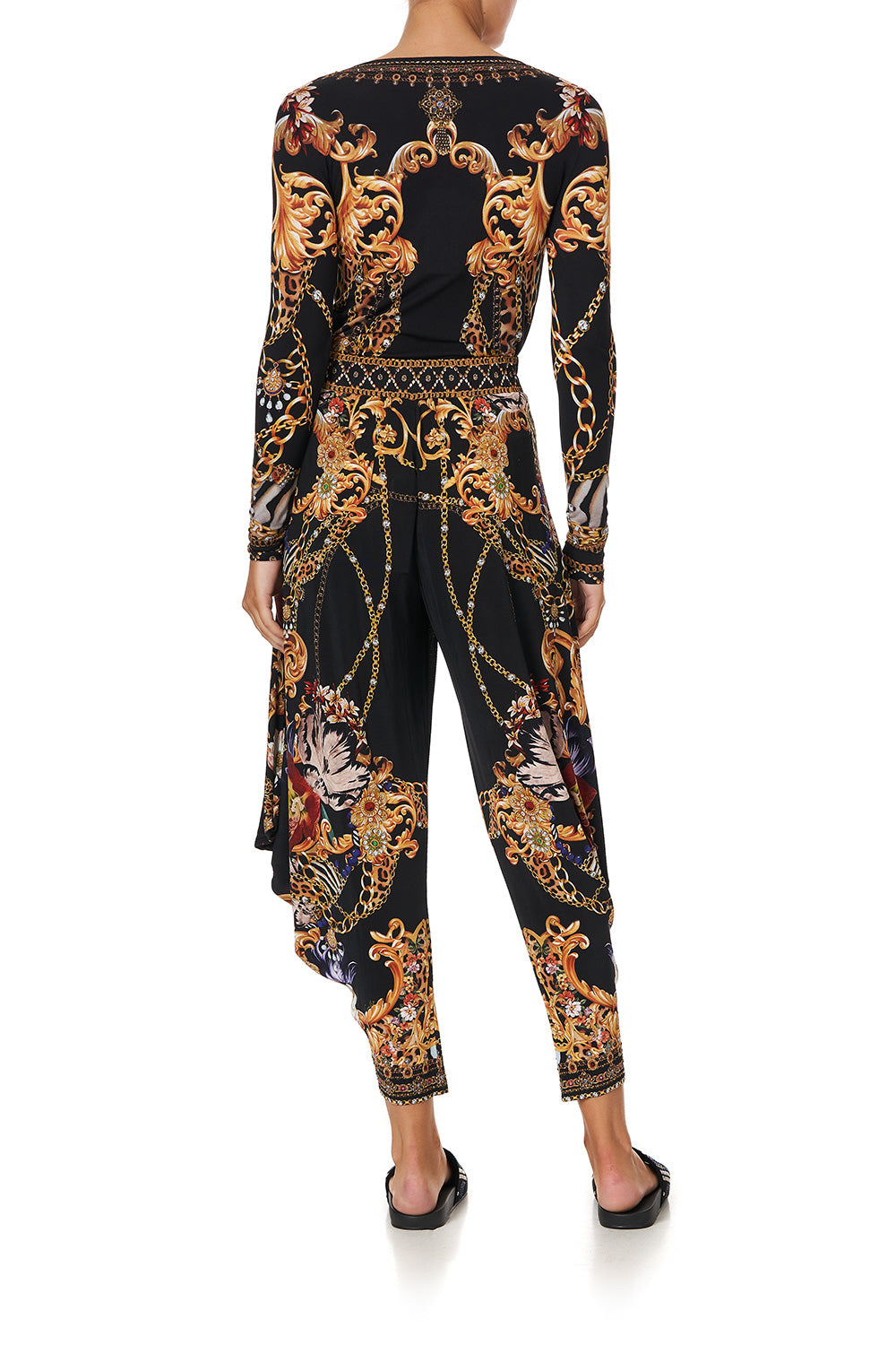 JERSEY DRAPE PANT WITH POCKET A NIGHT IN THE 90S