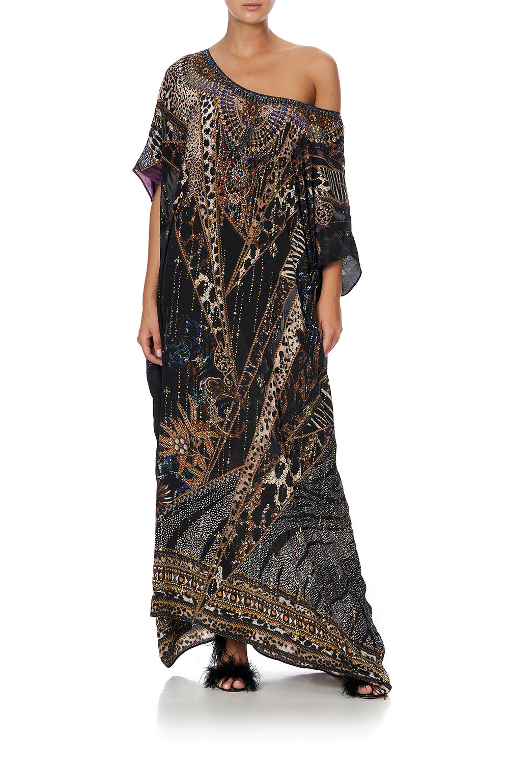 ROUND NECK KAFTAN LADY STARDUST