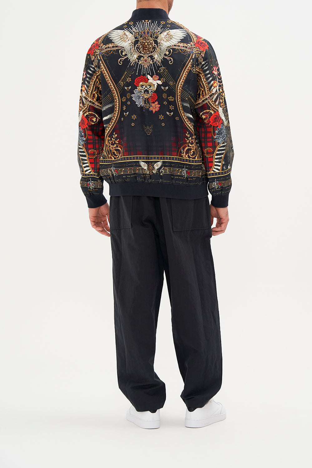 ZIP THROUGH BOMBER JACKET DO I ENTERTAIN YOU