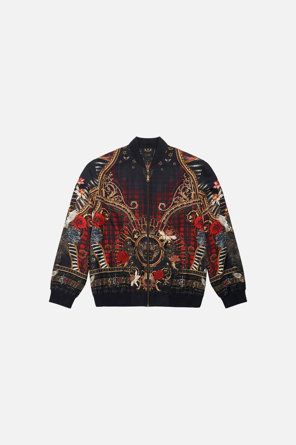 ZIP THROUGH BOMBER JACKET DO I ENTERTAIN YOU