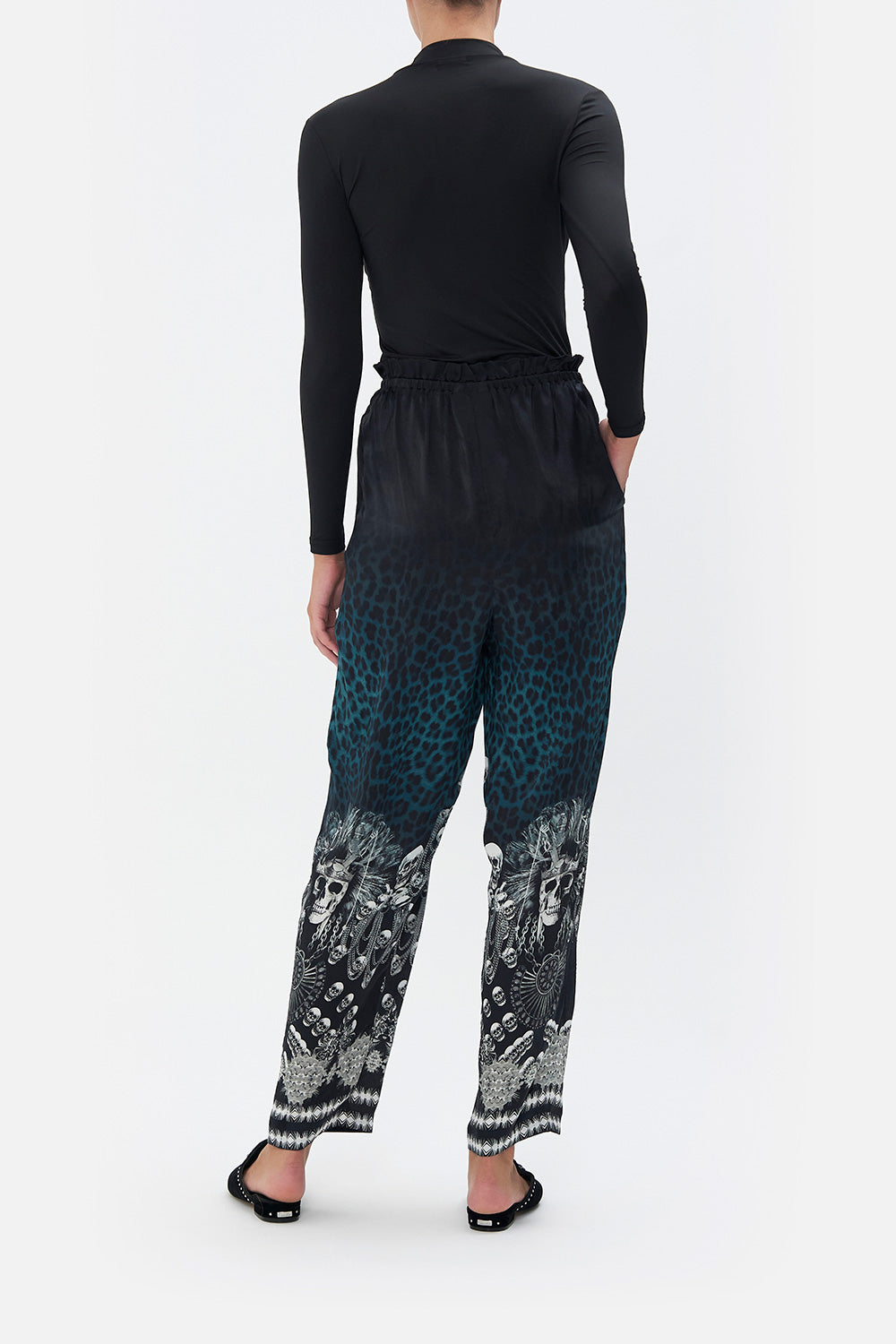 TUCK FRONT HAREM PANT ANIMAL ANARCHY