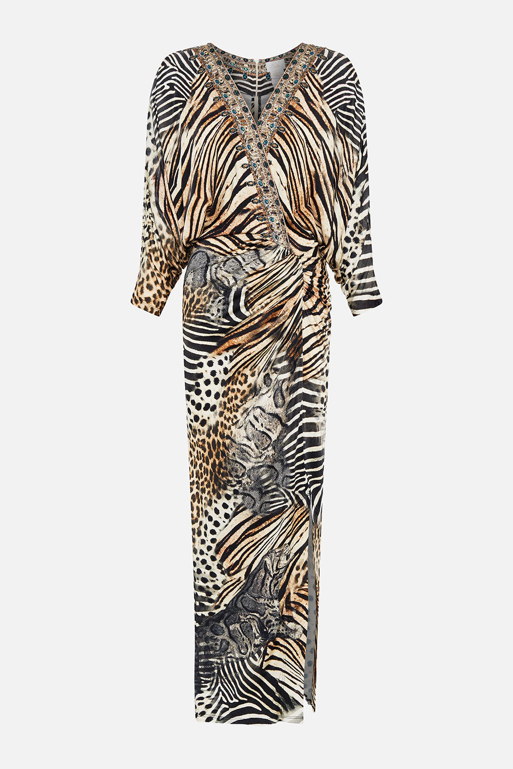 DRAPED MAGYAR SLEEVE DRESS FOR THE LOVE OF LEO