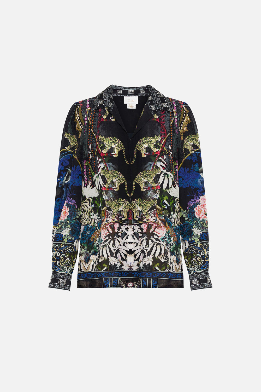 COLLAR SHIRT WITH 1/2 BUTTON FRONT HOLLYWOOD HEIST