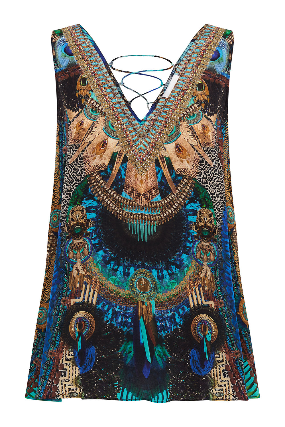 LACE UP TOP TEMPLE TEMPTRESS