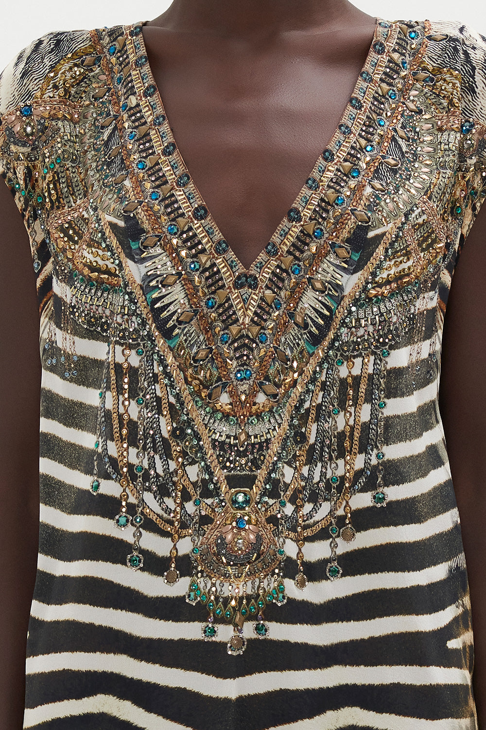 SLEEVELESS DRAPE BACK DRESS FOR THE LOVE OF LEO