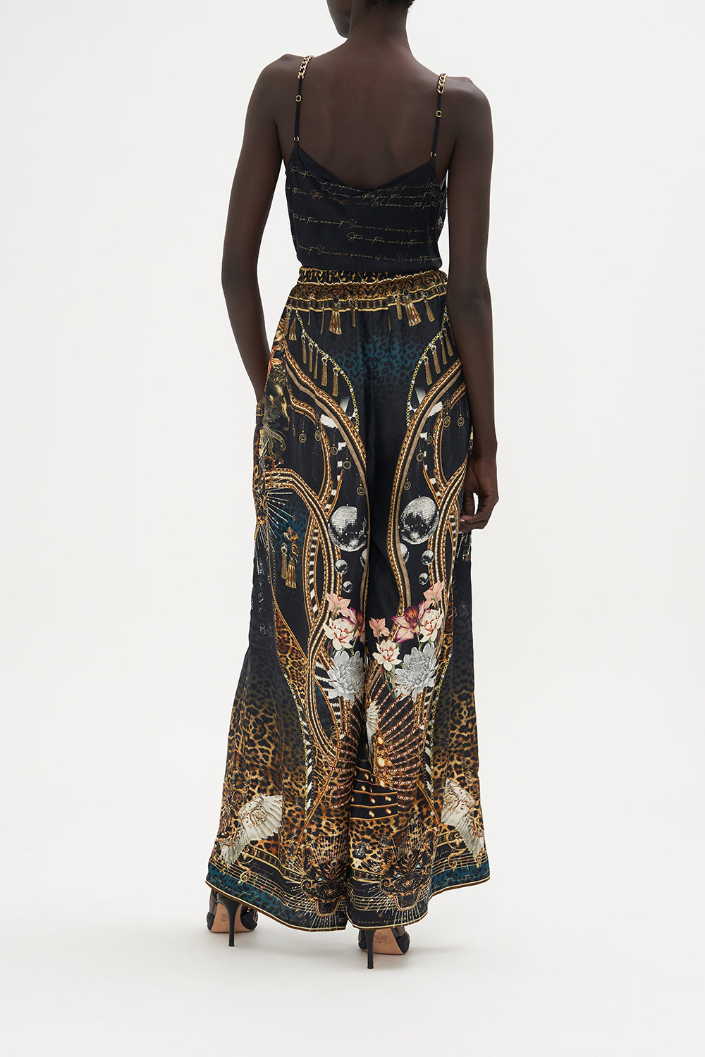 WIDE LEG TROUSER WITH FRONT POCKETS ROCKSTAR ROYALTY