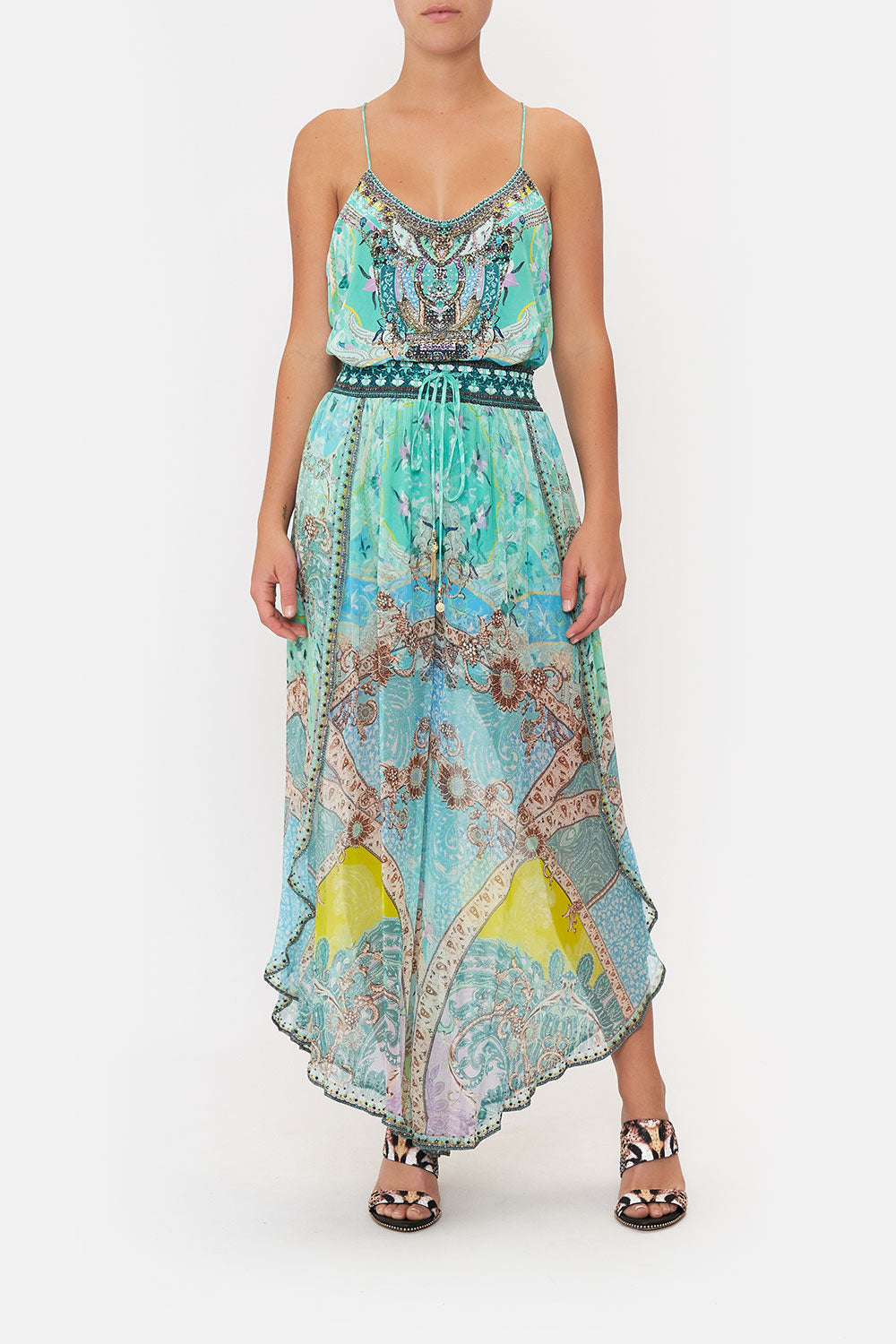 CURVED HEM PANT TURN BACK TIME