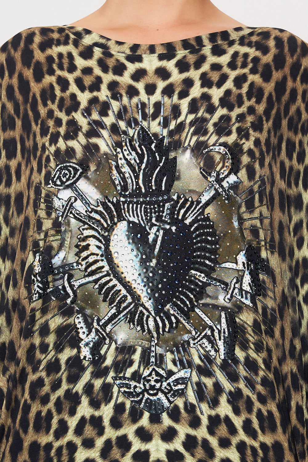 SCOOP NECK SLOUCH TEE ORDER OF DISORDER LOUNGE