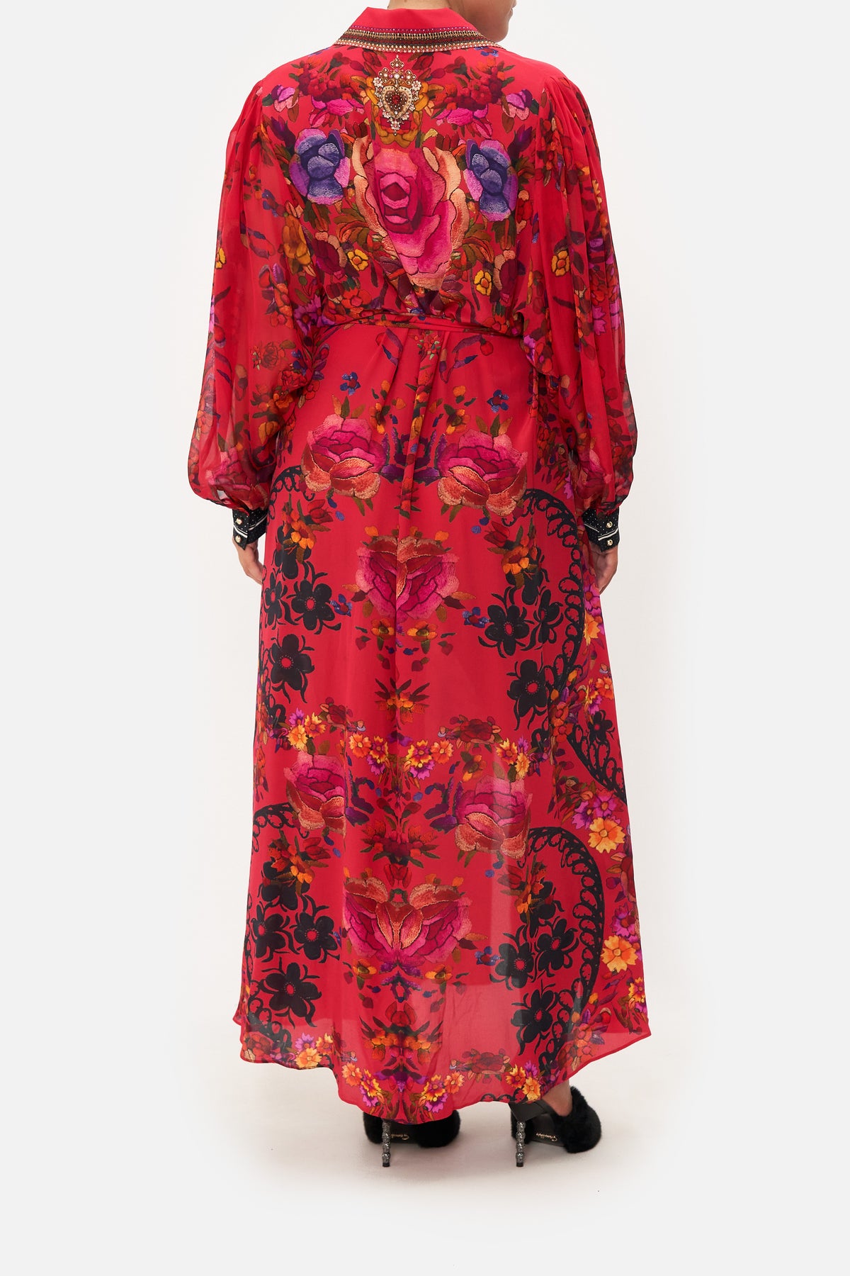 CURVED COLLAR SHIRT DRESS VIEW FROM THE VEIL