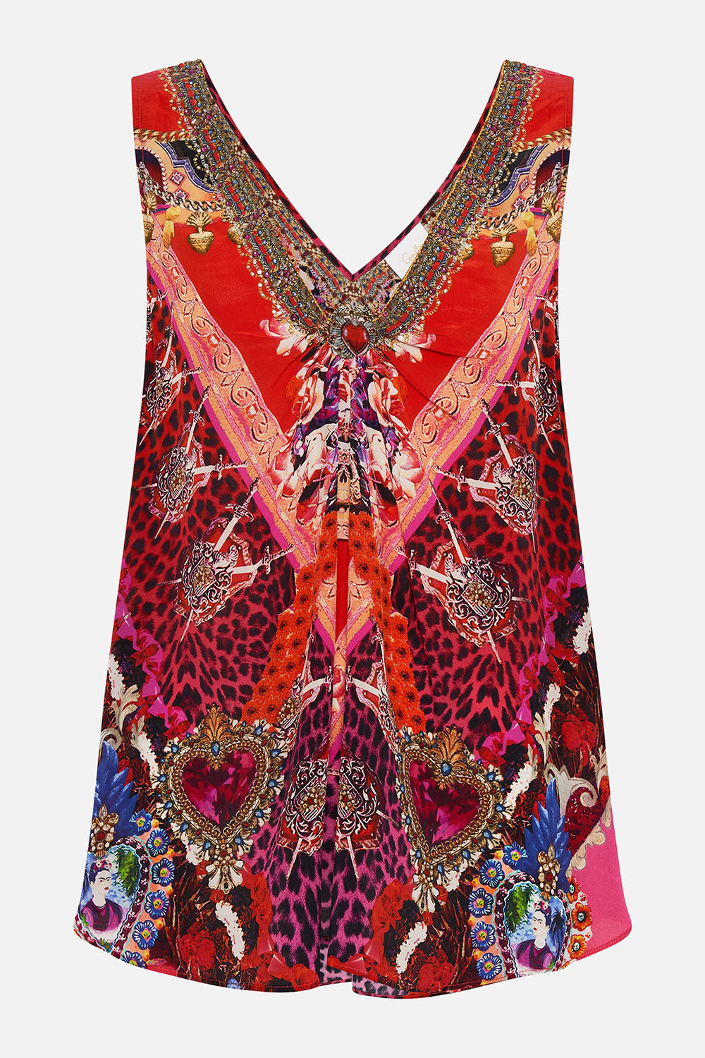 WIDE STRAP U-RING TOP ARTESANIA MANIA