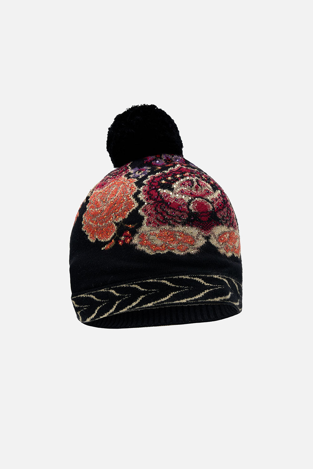 KNIT BEANIE WITH POM POM DANCE WITH DUENDE