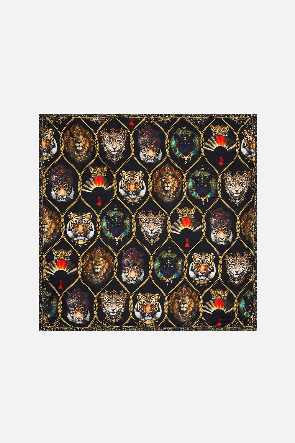 LARGE SQUARE SCARF JAGGIS JEWELS