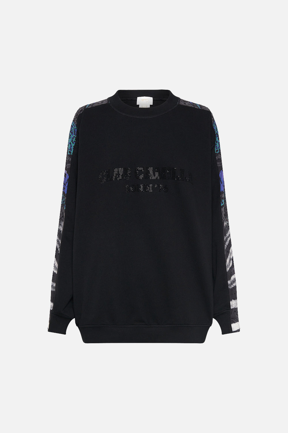 OVERSIZED SWEAT WITH CONTRAST STRIPE SHES GOT GRACE