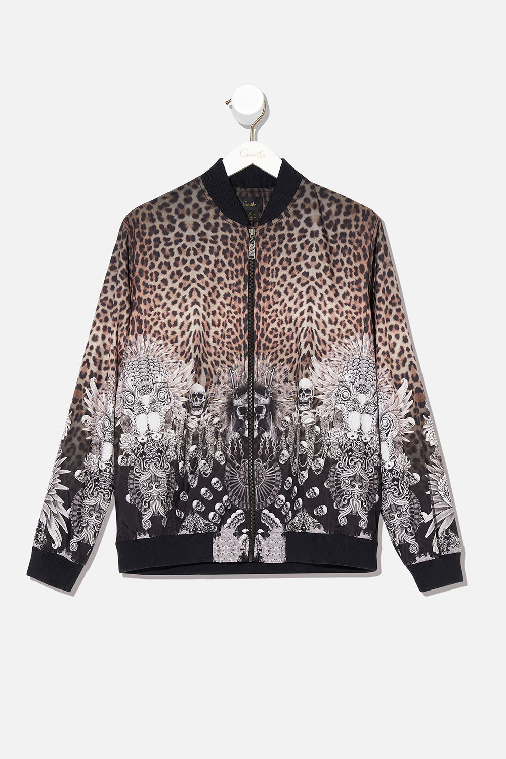 ZIP THROUGH BOMBER JACKET ORDER OF DISORDER