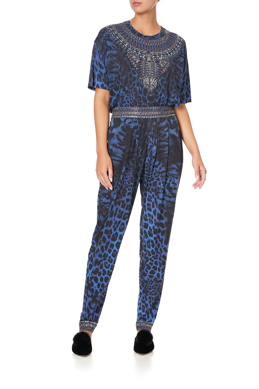 HAREM PANTS WITH FRONT PLEATS THE CATS MEOW