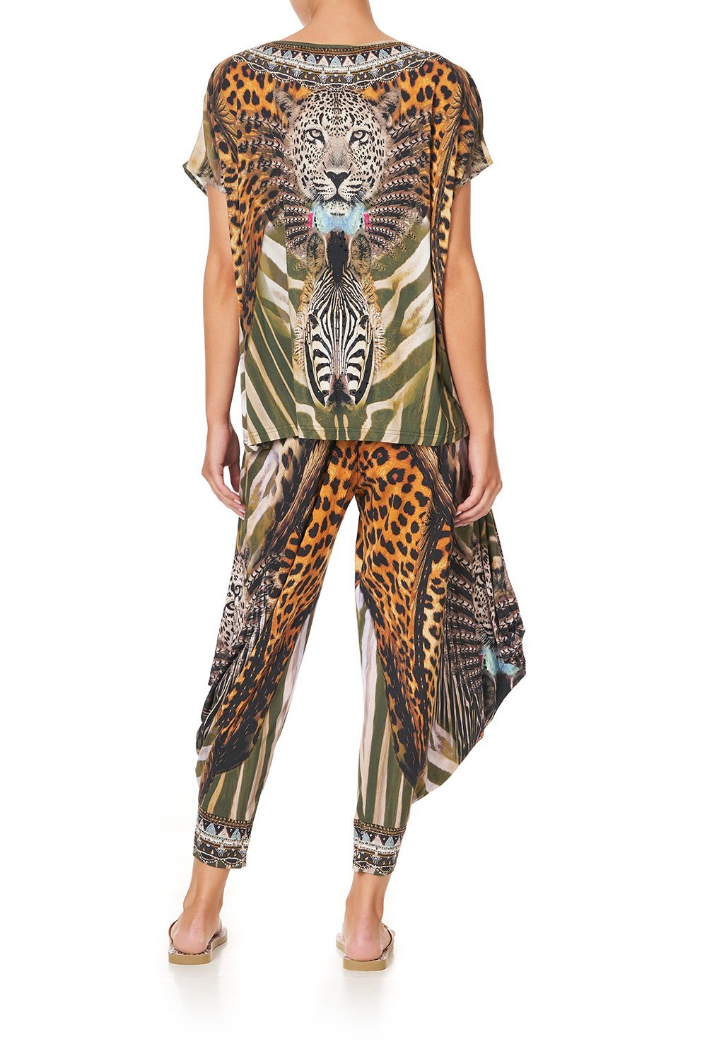 LOOSE FIT ROUND NECK TEE NINE LIVES