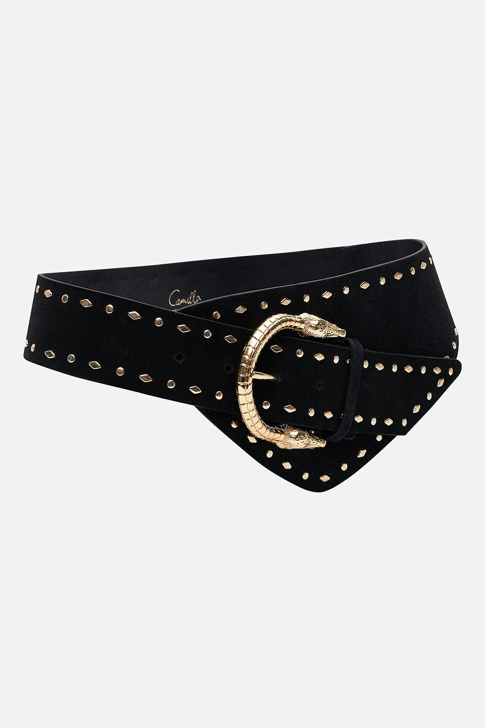 ASYMMETRIC BELT SOLID BLACK