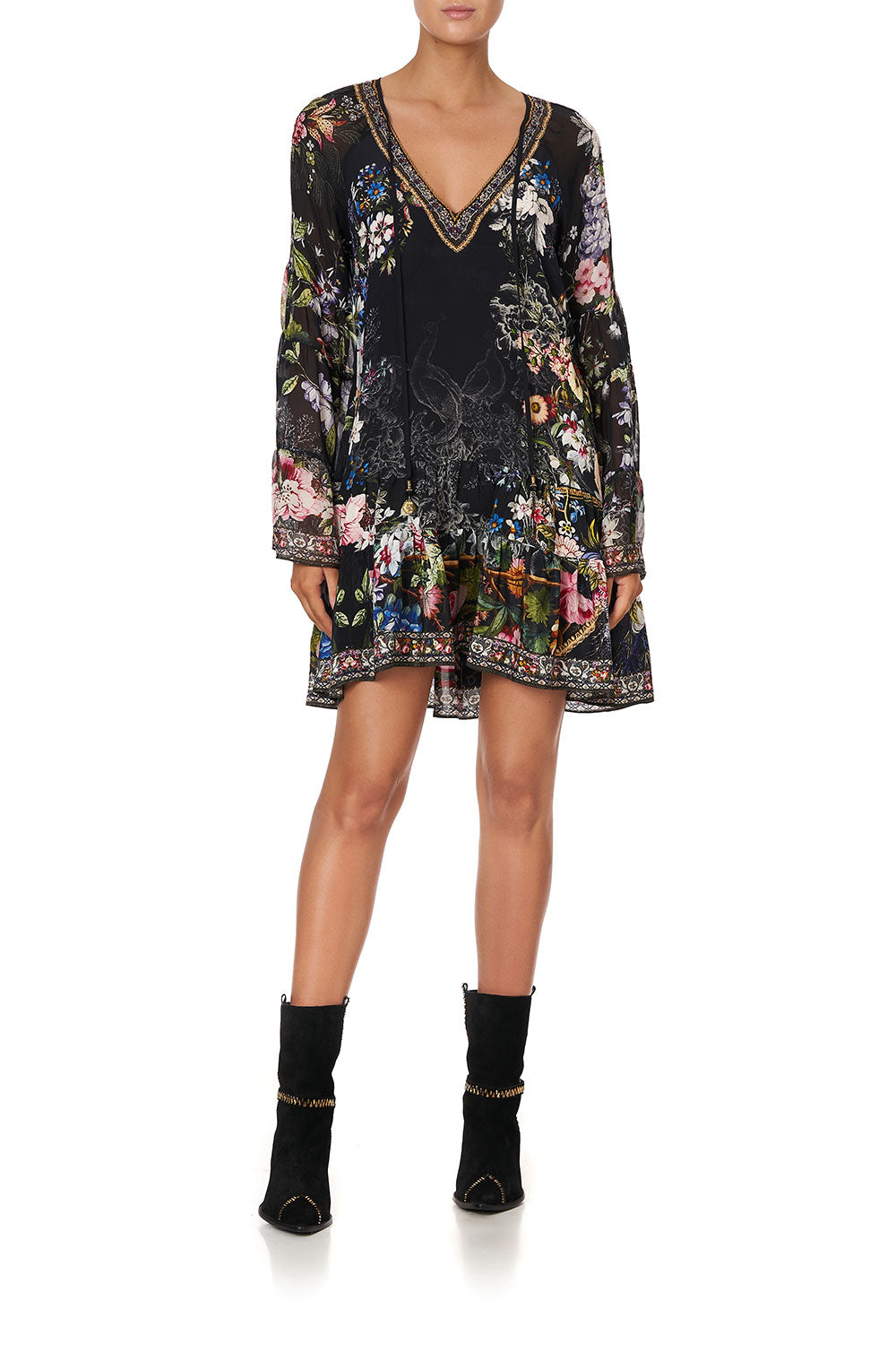 A-LINE GATHERED PANEL DRESS FROM THE ARCHIVES