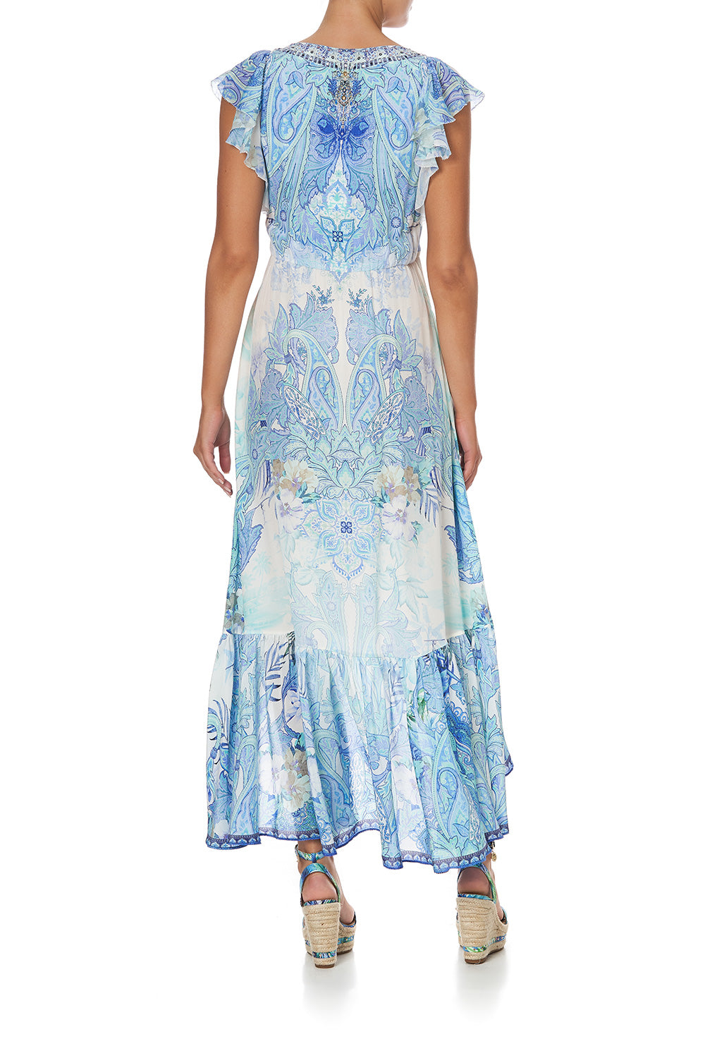 RUFFLE WRAP DRESS CALI DREAMING