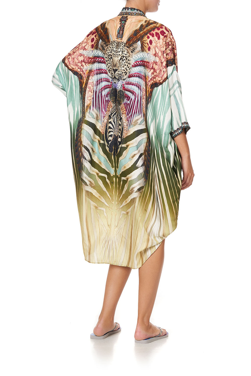 SCOOP BACK SHIRT DRESS UP ON CLOUD NINE