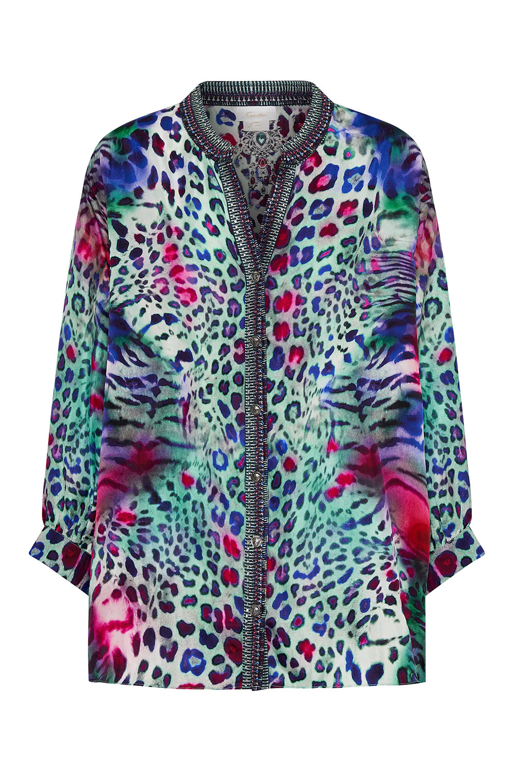 DROPPED SHOULDER BLOUSON SHIRT MIGHTY MEOW