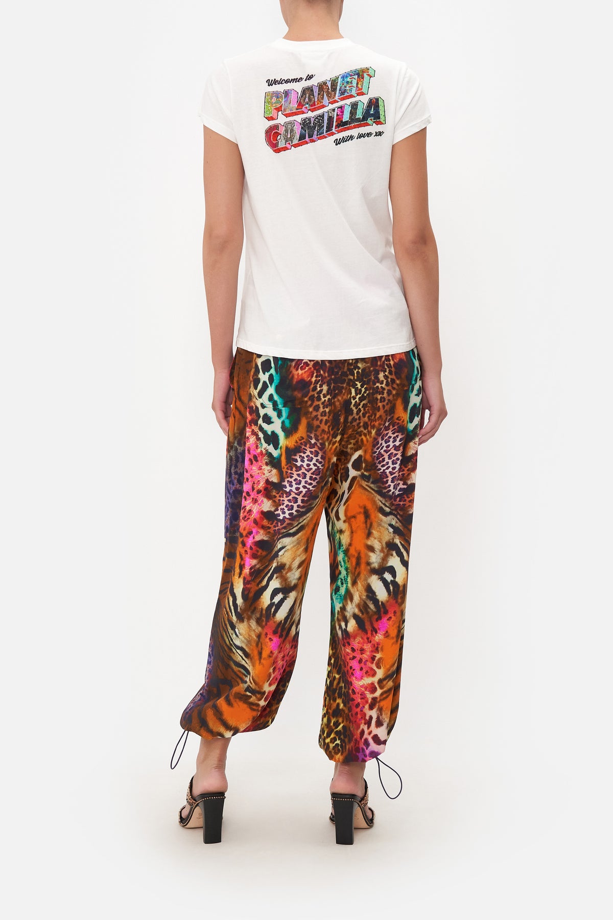 SLIM FIT ROUND NECK T-SHIRT SURREALIST XANADU